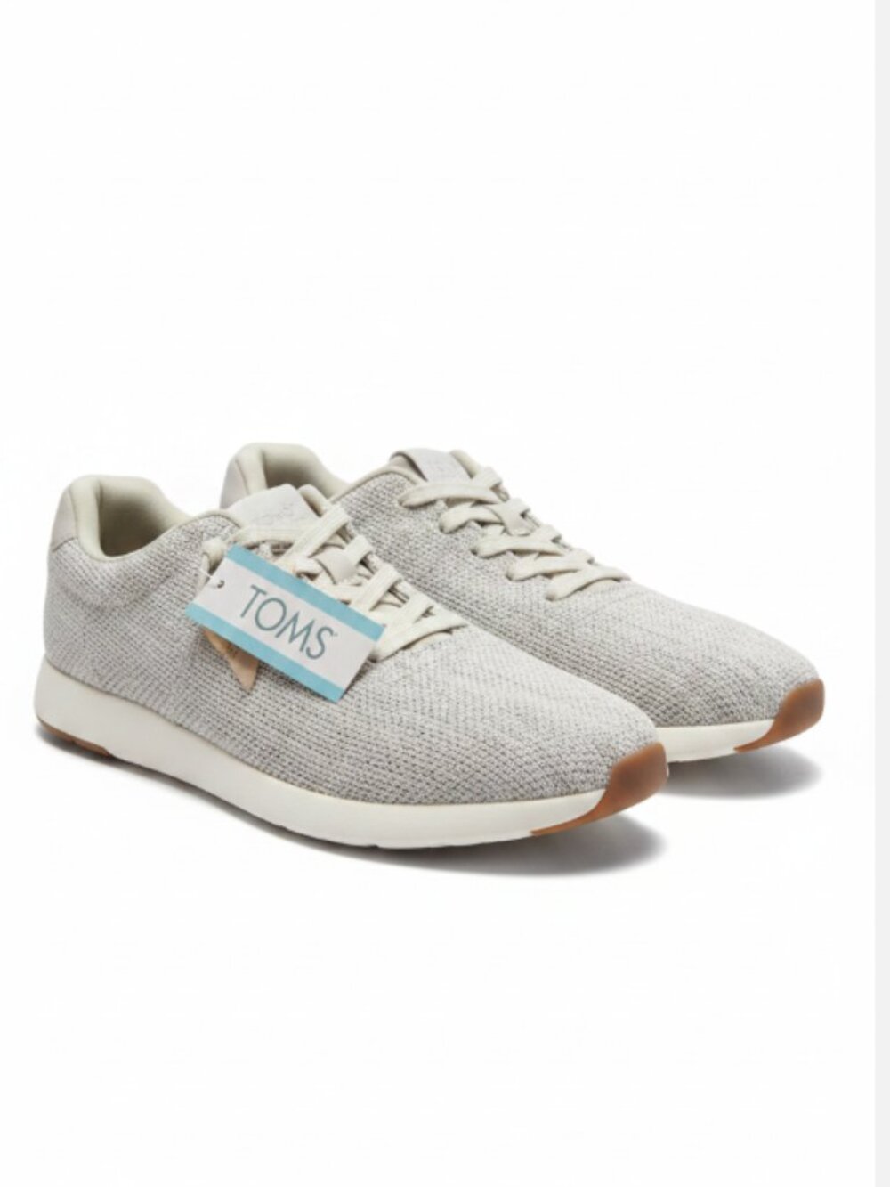 TOMS Travel Lite Cabrillo Sneakers Women's 8 Tweed Slip On Lace Up NWT 100221882